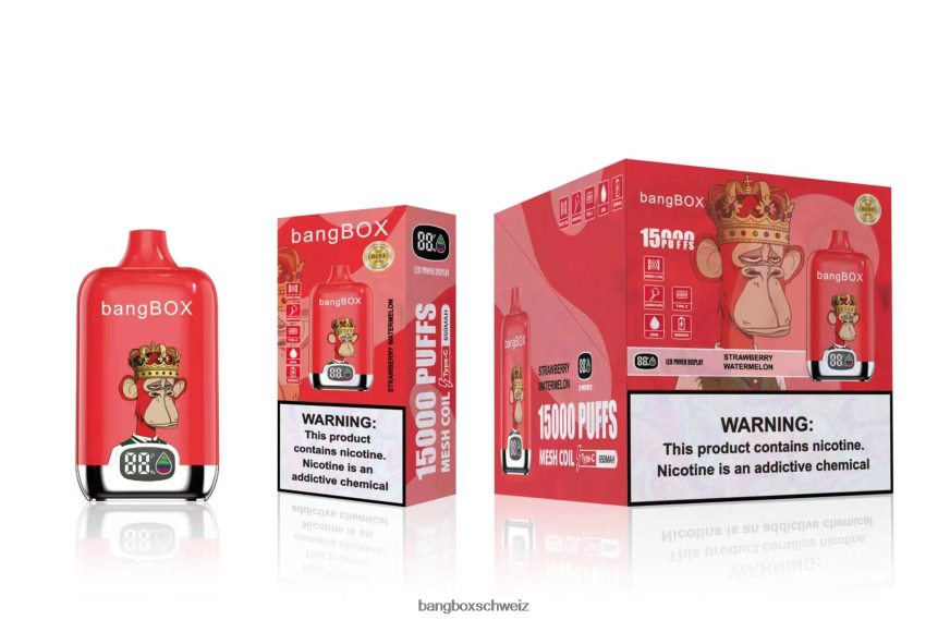 Bang Box Preis 26T82H47 Erdbeerwassermelone | Bang Box 15000 Züge