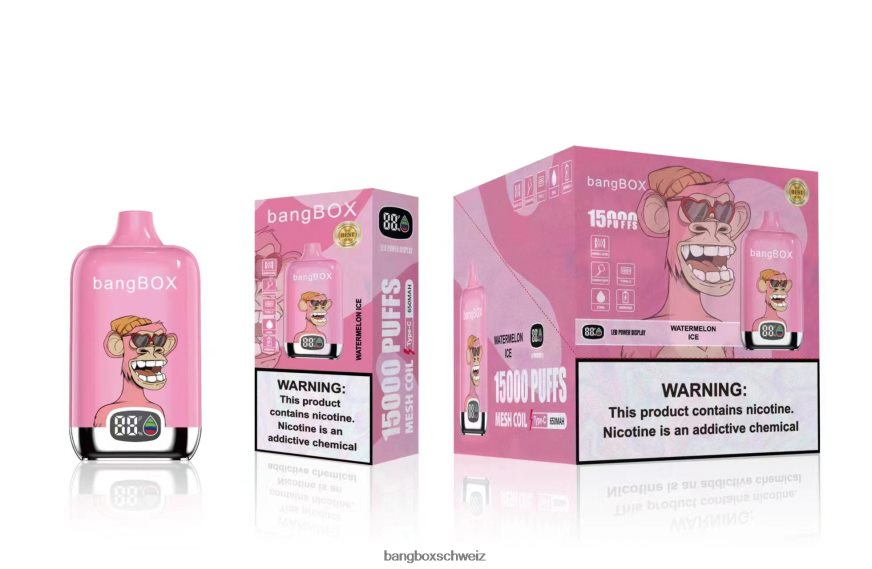 Bang Box Vape 26T82H45 Wassermeloneneis | Bang Box 15000 Züge