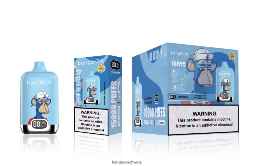 Bang Box Zürich 26T82H38 Blaubeere Erdbeere | Bang Box 15000 Züge