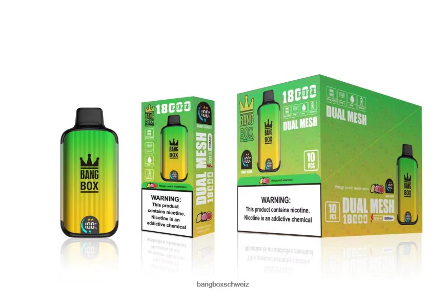 Bang Box Preis 26T82H89 Mango-Pfirsich-Wassermelone | Bang Box 18000 Züge