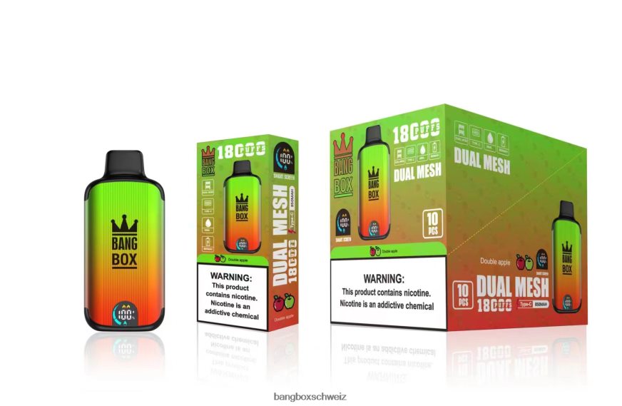 Bang Box Vape 26T82H93 Doppelapfel | Bang Box 18000 Züge