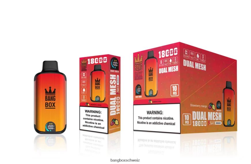 Bang Box Vape 26T82H99 Erdbeer-Mango | Bang Box 18000 Züge