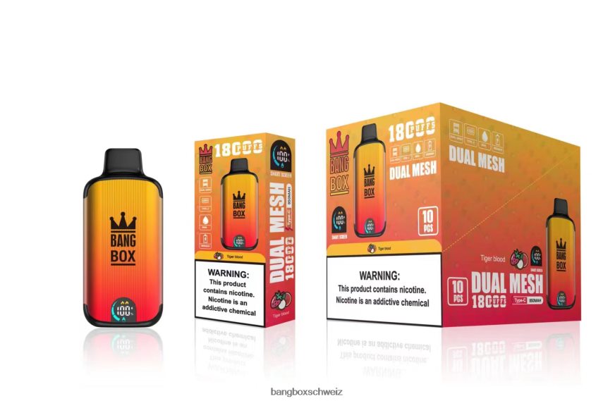 Bang Box Vape Kaufen 26T82H94 Tigerblut | Bang Box 18000 Züge