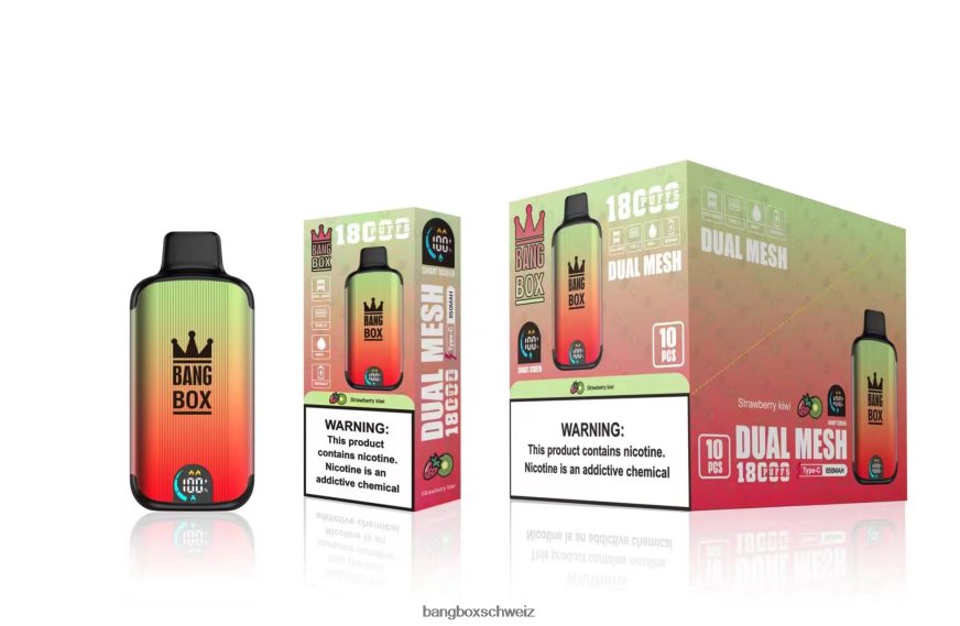 Bang Box Zürich 26T82H92 Erdbeer-Kiwi | Bang Box 18000 Züge