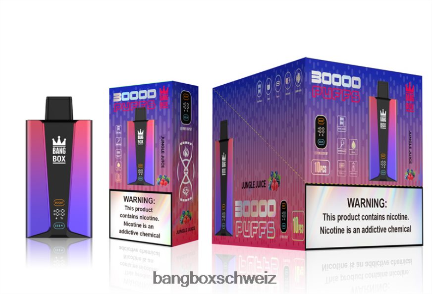 Bang Box Kaufen 26T82H78 Dschungelsaft | Bang Box 30.000 Züge intelligenter Bildschirm