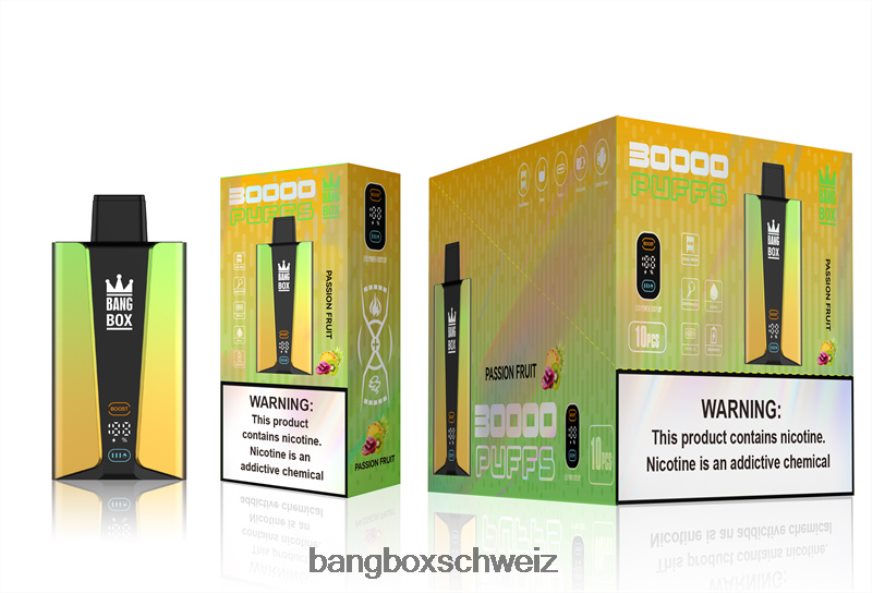 Bang Box Kaufen 26T82H84 Passionsfrucht | Bang Box 30.000 Züge intelligenter Bildschirm