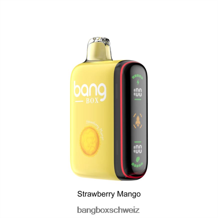 Bang Box Preis 26T82H35 Erdbeer-Mango | Bang Box 9000–18000 Züge, intelligente Leistungsanzeige