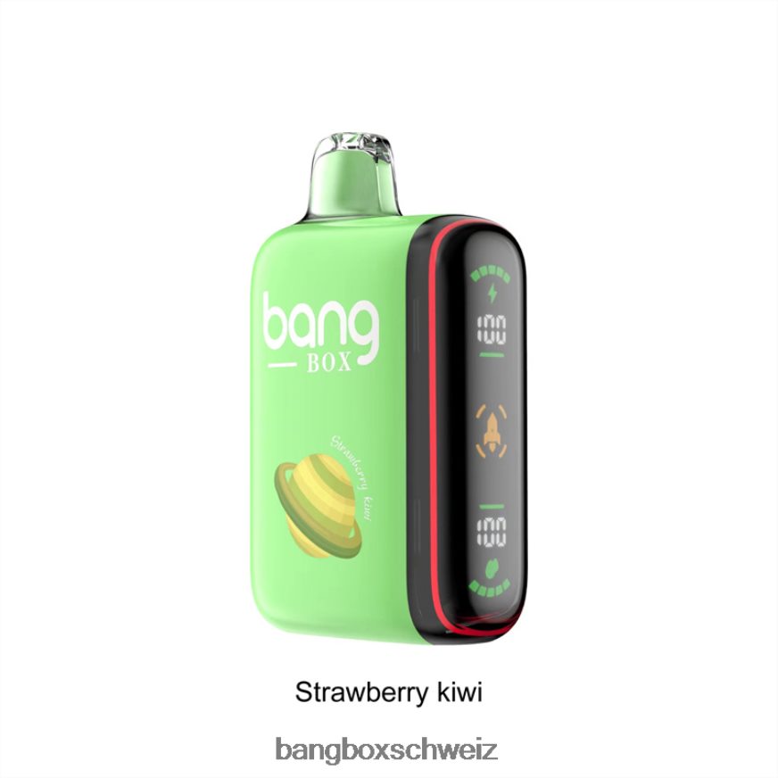 Bang Box Vape 26T82H27 Erdbeer-Kiwi | Bang Box 9000–18000 Züge, intelligente Leistungsanzeige