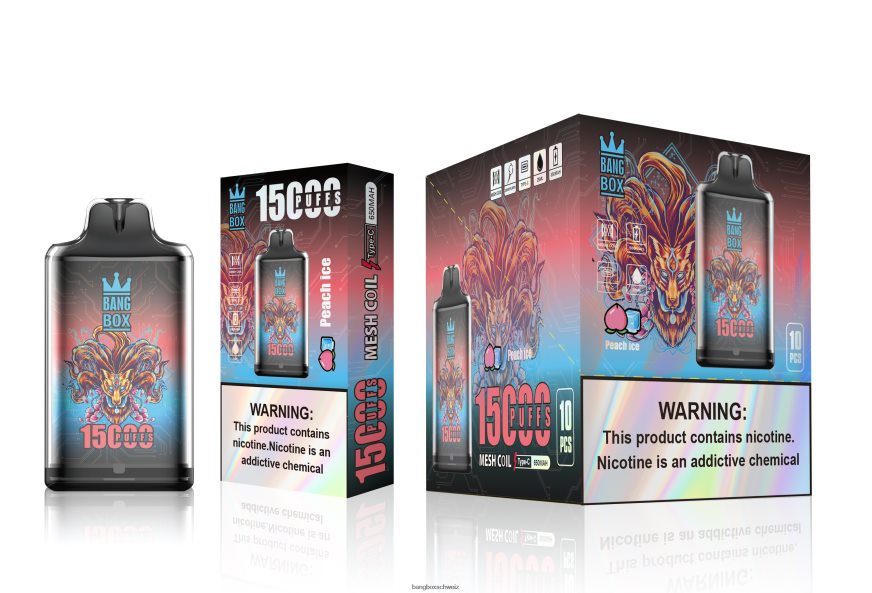 Bang Box Kaufen 26T82H102 Pfirsicheis | Bang Box s1-15000 Züge