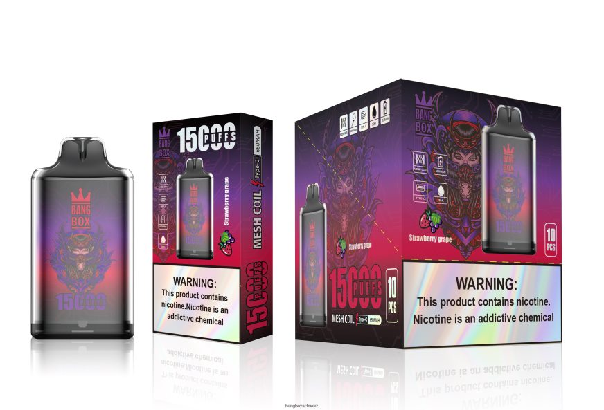 Bang Box Vape 26T82H111 Erdbeertraube | Bang Box s1-15000 Züge