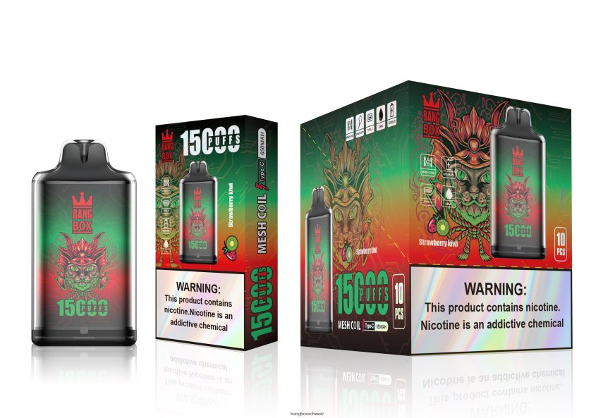 Bang Box Vape Kaufen 26T82H100 Erdbeer-Kiwi | Bang Box s1-15000 Züge