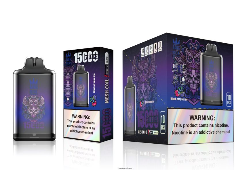 Bang Box Zürich 26T82H110 schwarzes Dracheneis | Bang Box s1-15000 Züge