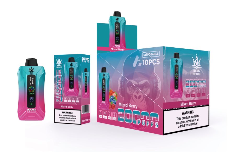 Bang Box Preis 26T82H5 gemischte Beere | Bang Beach 20000 Züge Smart Screen Vape