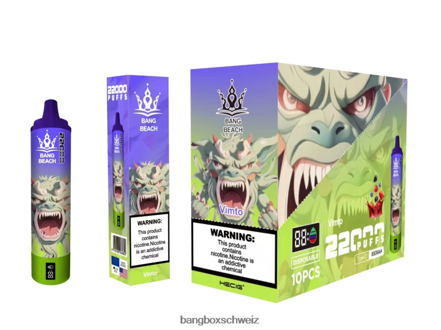 Bang Box Kaufen 26T82H18 vimto | Bang Beach 22000 Züge intelligenter Bildschirm